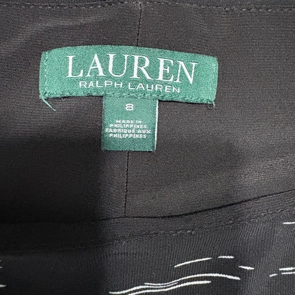 Ralph Lauren Black and White Midi Dress - Picture 2 of 6